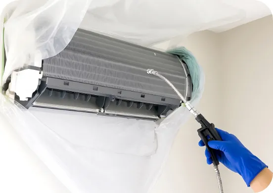 ルームエアコンの分解洗浄