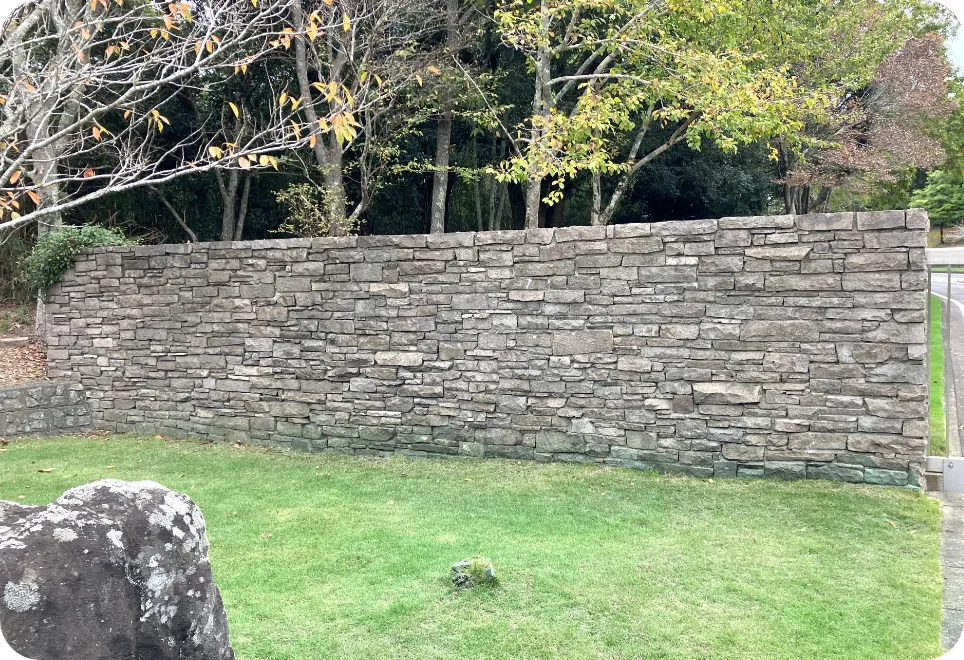 外屏の高圧洗浄作業 after