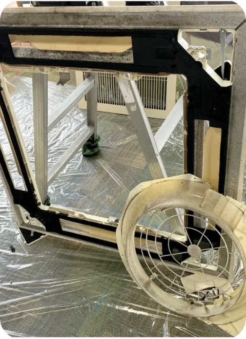 エアコンの分解洗浄 before