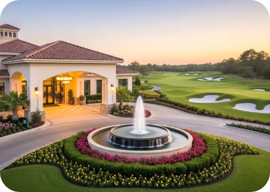 ゴルフ場の設備工事